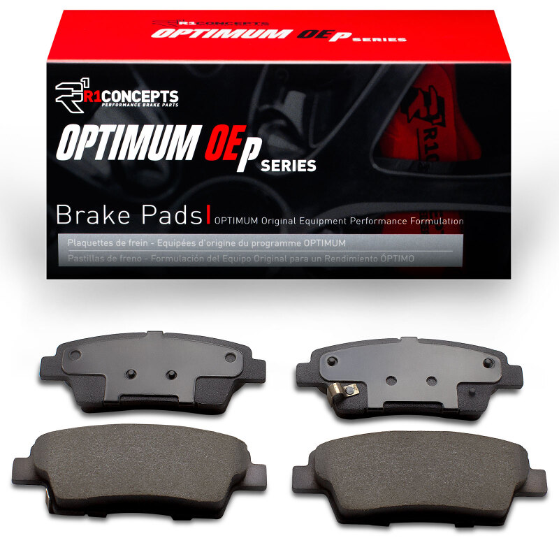 Genesis G80 Brake Pads - Rear - R1 Concepts - Optimum OE - `18-`20
